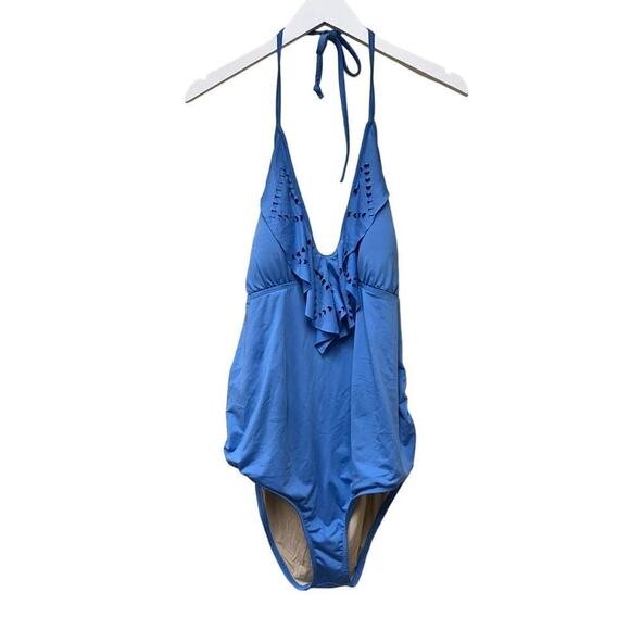 A Pea In The Pod Maternity One Piece Swimsuit Size M - Picture 1 of 10